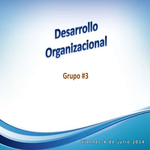Fases del desarrollo organizacional | PPTX