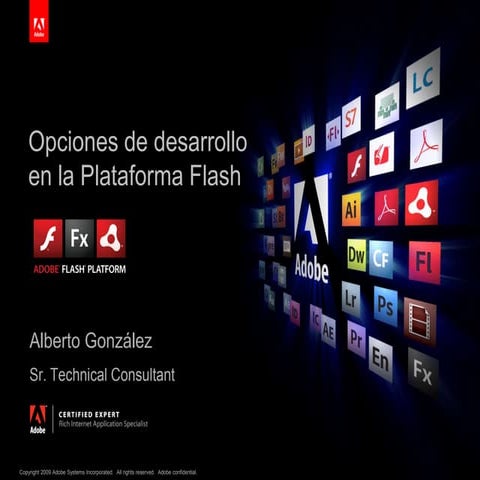 Desarrollo de aplicaciones sobre plataformas flash