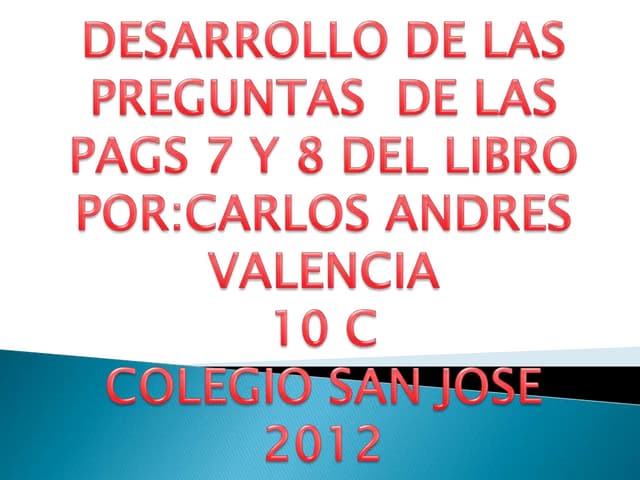 Desarrollos de las pags 7 y 8