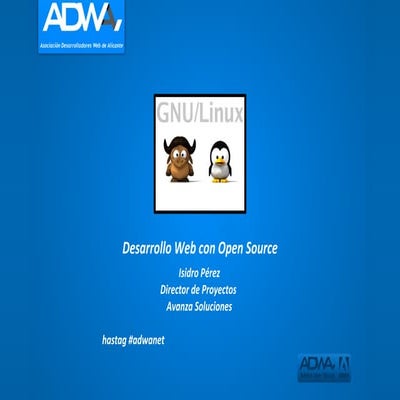 ADWA Desarrollo Web con Open Source