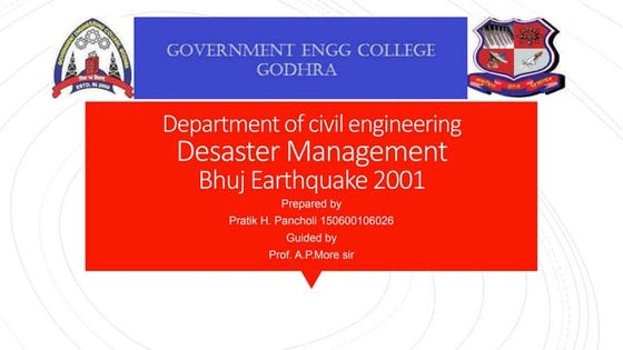 Earthquake near me bhuj