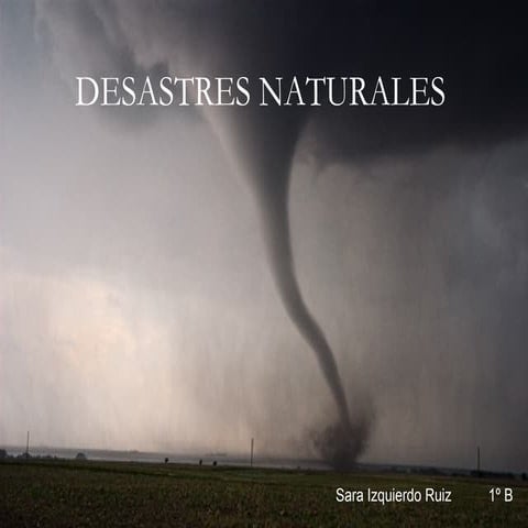Desastres naturales