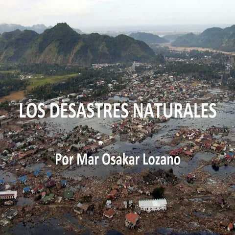Desastres naturales