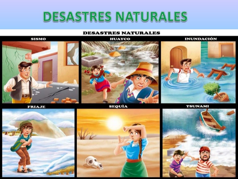 Desastres naturales