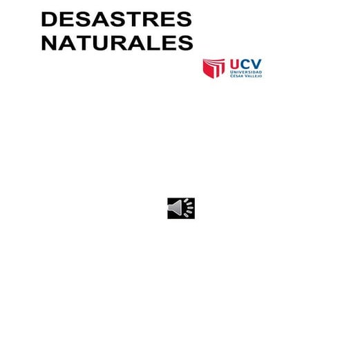 Desastres naturales