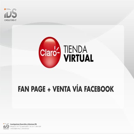 Conferencia como vender en Facebook