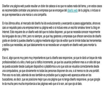 Tus mejores disenos web