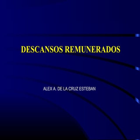 Descansos remun alex18