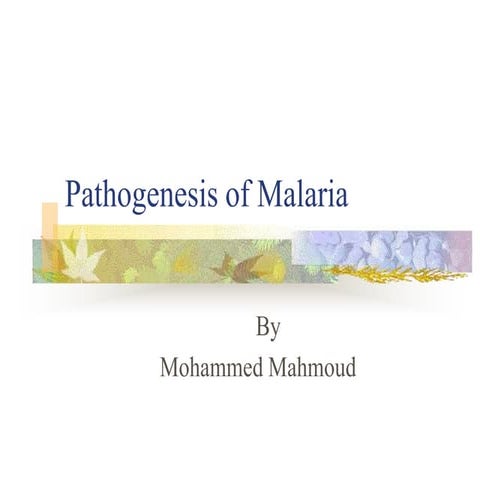 CLINICAL FEATURES AND COMPLICATIONS OF MALARIA | PPTX