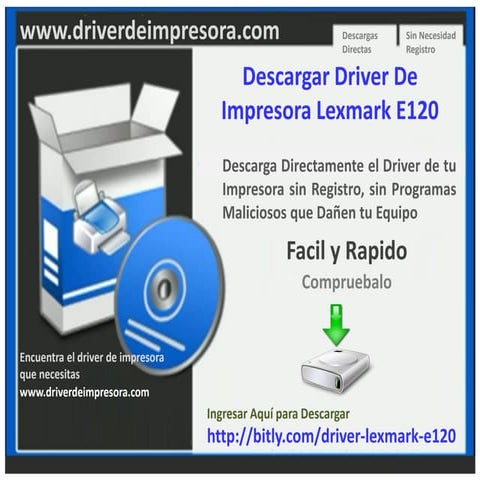 Descargar driver de impresora lexmark e120 | PDF