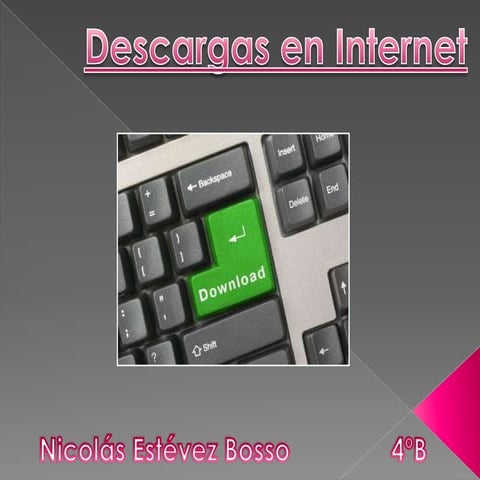 Descargas en internet