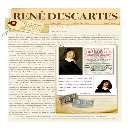 Descartes - Trab grupo II