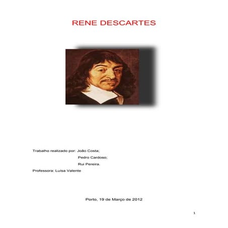 Descartes Trab. grupo I