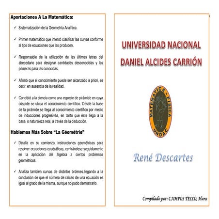 Descartes y su método (Díptico)