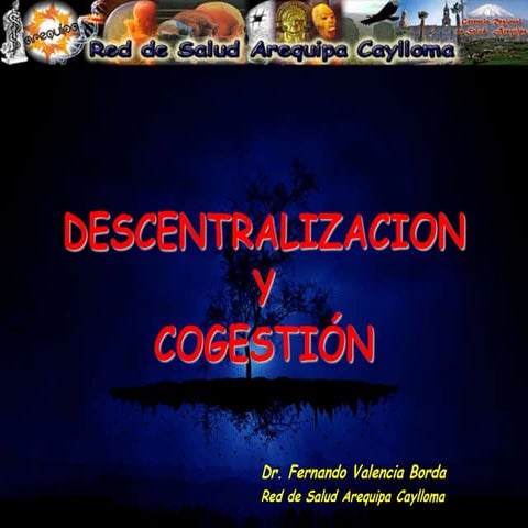 Descentralizacion y Ley de Cogestion 2009