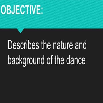 DESCRIBE THE DANCE.pptx