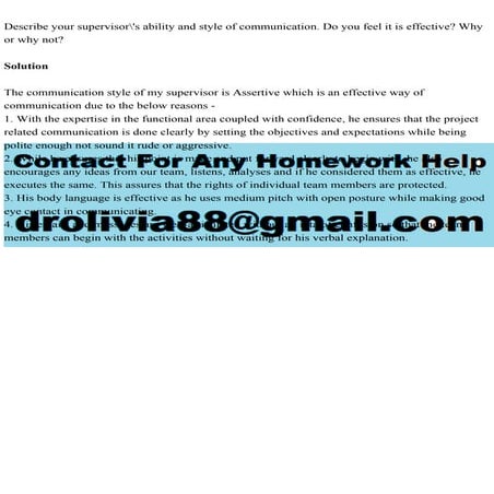 Describe your supervisors ability and style of communication. Do y.pdf
