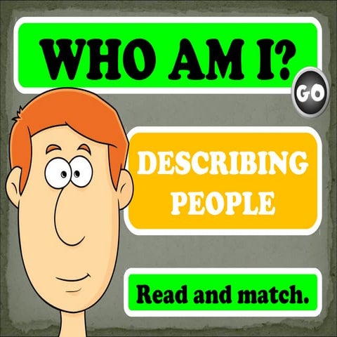 Describing people-game-conversation
