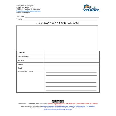 Describing animals - Project Augmented Zoo