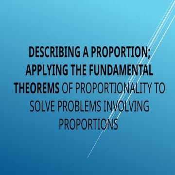 Describing a Proportion.powerpoint presentation