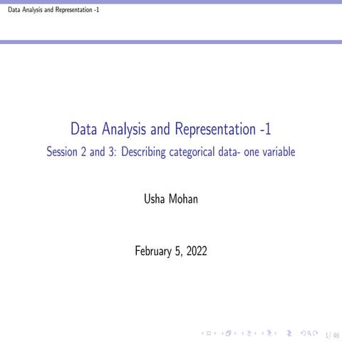 Describing categorical data one variable | PPT
