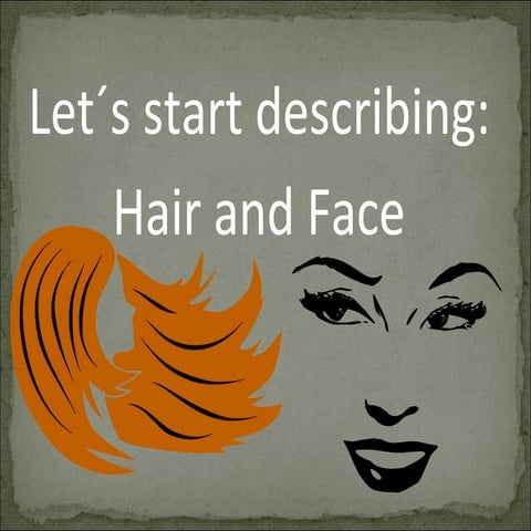 Describing hair and face game