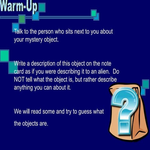 Describing matter chapter 1 section 2