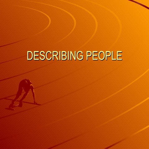 Describing people