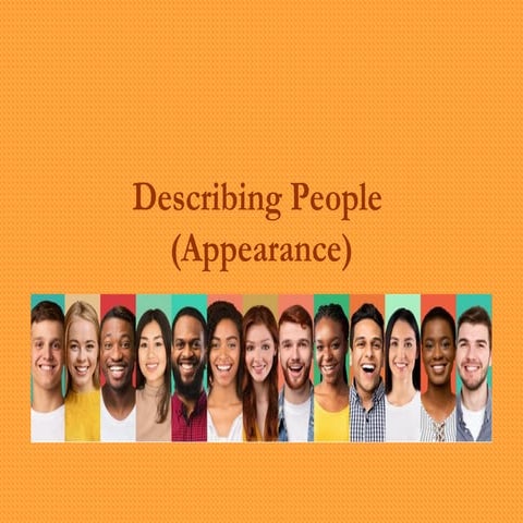 Describing People in English (appearance).ppt