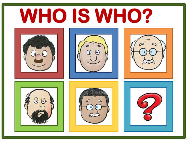 Describing people game   men