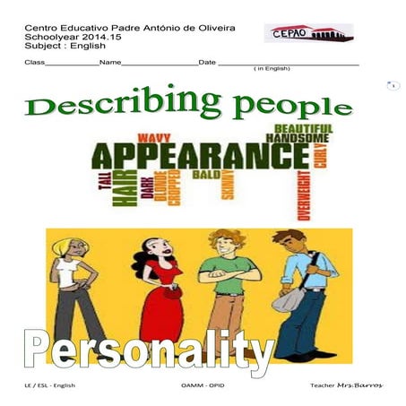 Describing people 