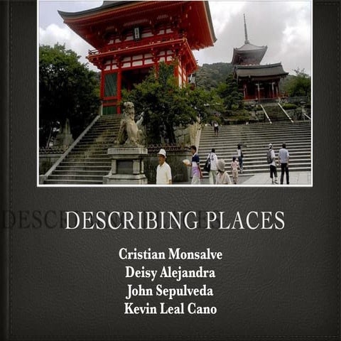 Describing places