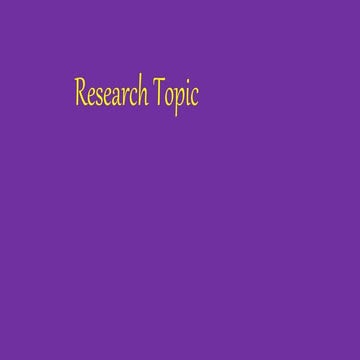 Describing Relationship between Variables