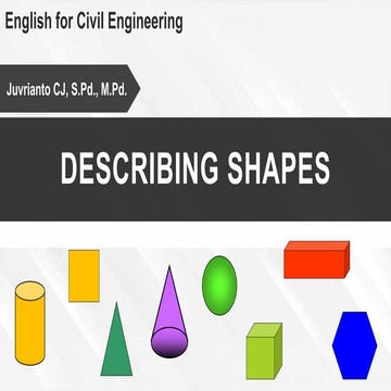Describing Shapes - English for Civil Engineering