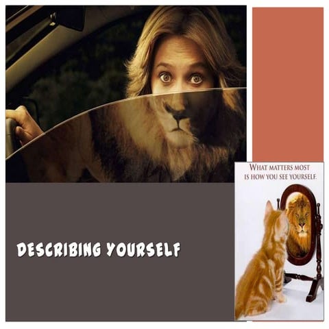 Describing yourself - Class activity  