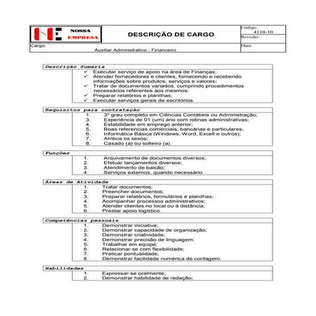 Descrição de cargo - Modelo Detalhado.pdf