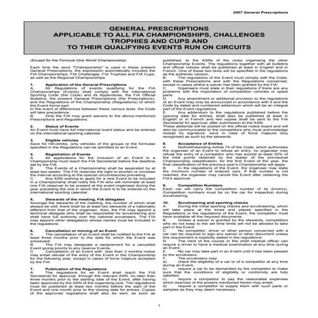 Descripción general fia all champ's