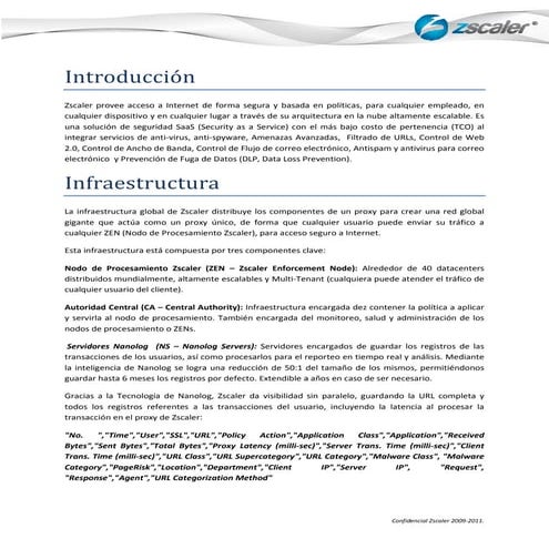 Descripcion   zscaler technology