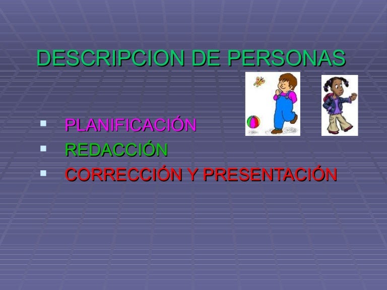 Descripcion de personas