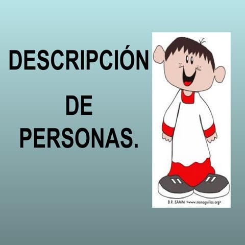 Descripcion de personas.