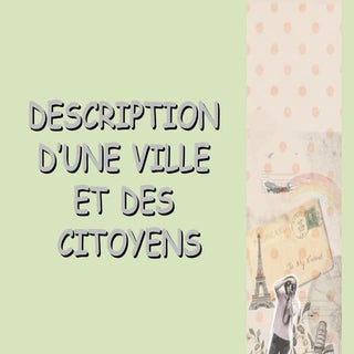 Description d’une ville