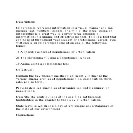 DescriptionInfographics represent information in a visual m.docx