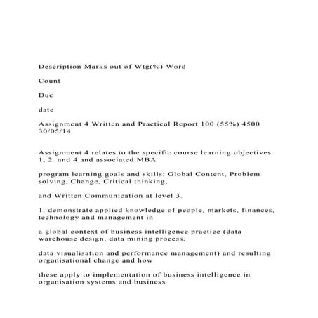 Description Marks out of Wtg() Word Count Due d.docx