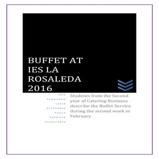 Description of buffets