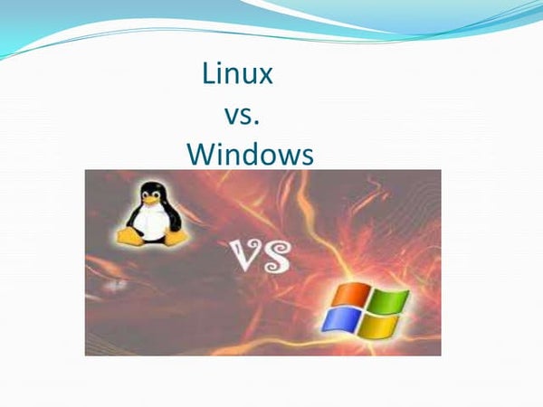 Difference between linux and windows operating system