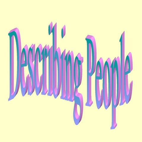 Descriptionofpeople
