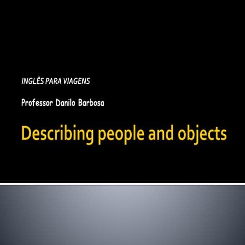 Descriptions class | PPTX