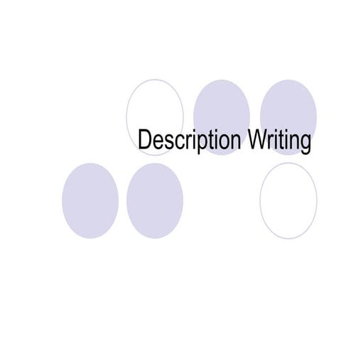 Description writing