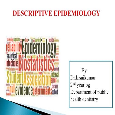 Descriptive epidemiology