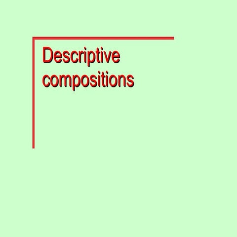 descriptive_essay.ppt for learning English